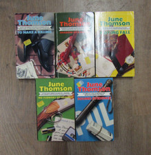 5 INSPECTOR FINCH/ INSPECTOR RUDD BOOKS by J. THOMSON ** £4.50 UK POST ** PB