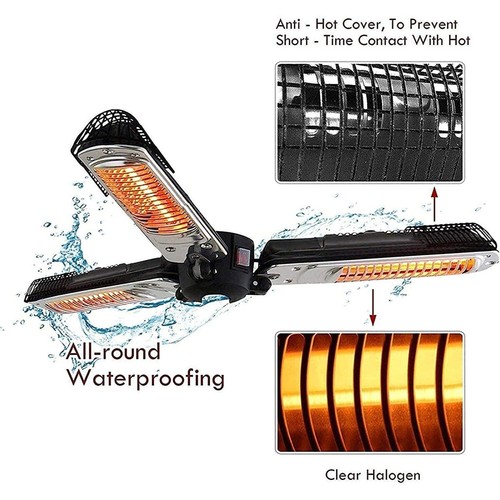 Electric parasol heater 2000w - electric,
