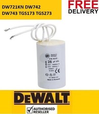 Genuine DeWalt 240V  Capacitor Fits DW721 DW721KN DW742 DW743 TGS173 TGS273