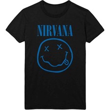 Nirvana T Shirt Blue Smile