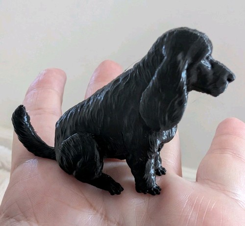 Black cocker spaniel dog home - cocker,