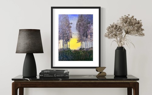 Forest sunset walk - fine, art