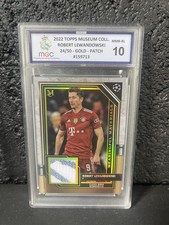 2022 Topps Museum Collection Robert Lewandowski 24/50 - Gold - Patch ￼