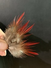 6pcs 4-5cm Set Natural Red Tip