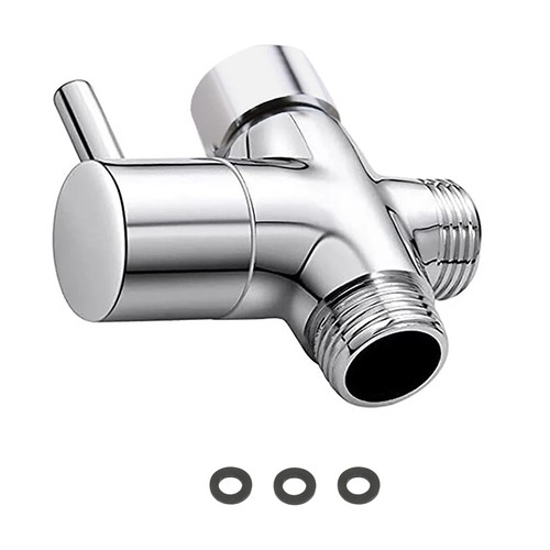 Brass shower diverter - brass,