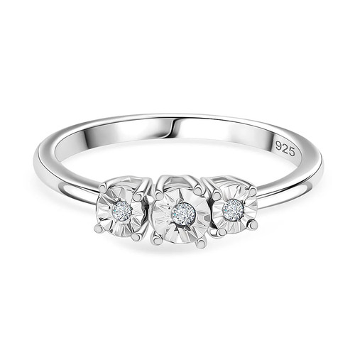 Tjc diamond three stone - diamond,