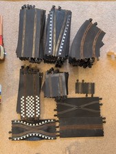 Scalextric Track Job Lot Vintage 94 Track Pieces In Total