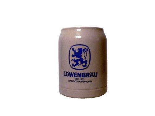 Vintage lowenbrau stein - vintage,