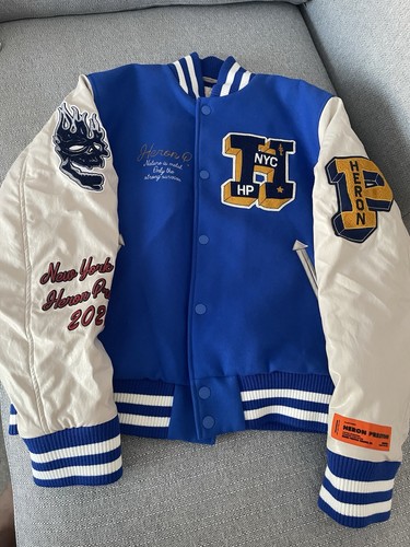 Heron preston blue varsity - blue,