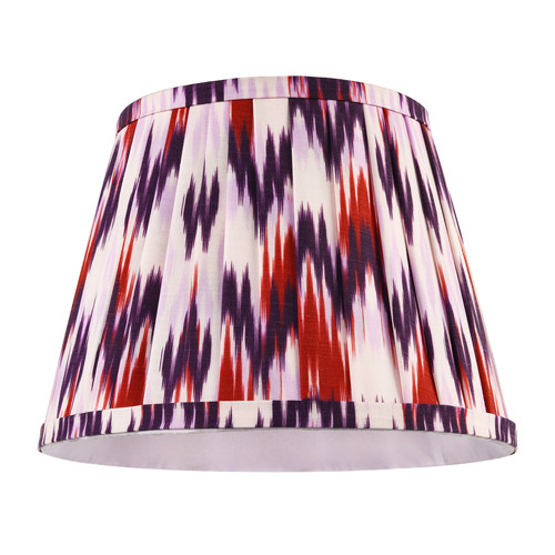 Purple and burgundy - and, pleated