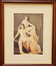Framed Photo Ziegfeld Girls "The Cutter Sisters" by Alfred Cheney Johnston