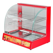 Commercial Chicken Cabinet Pizza Pie Chicken Showcase Hot Food Display Warmer
