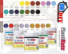 PLASTI-KOTE FAST DRY ENAMEL BRUSH ON PAINT 59ML JAR HOBBY CRAFT PROJECT DIY