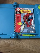 LeapFrog LeapPad with 5 games spider man toy story cars Madagascar  A to Z lean
