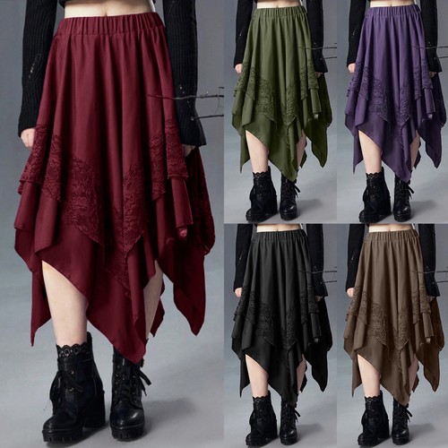 Women gothic lace - women, skirts