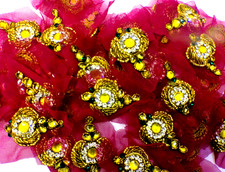 6 Sparkly Indian Sari Fabric