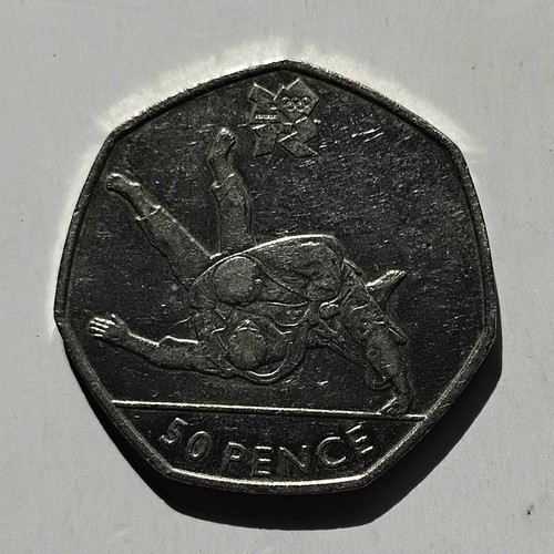 2011 elizabeth 50p coin - 2011, ii