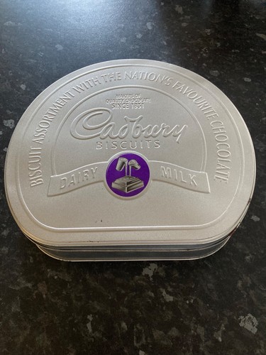 Empty silver finish cadburys - empty,