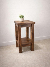Dark Oak Style Solid Wood Lamp