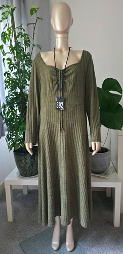 Shein green square - green, neck