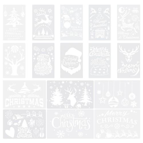 Set christmas template - set,