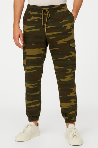 Mens cargo joggers - joggers, camouflage