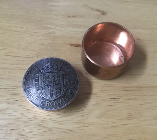 Vintage tactile copper - copper, pill