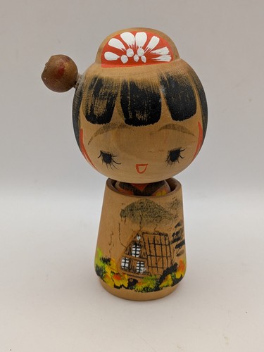 Vintage sosaku kokeshi doll - sosaku,