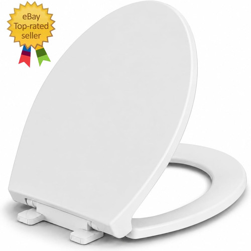 Elongated toilet seat slow - elongated,