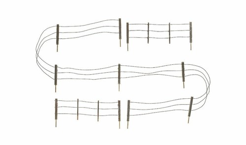Scale barbed wire fence - barbed,