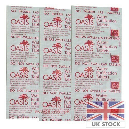 Oasis 167mg emergency water - oasis,