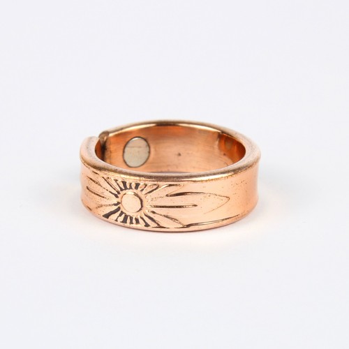 Pure copper ring with - copper,