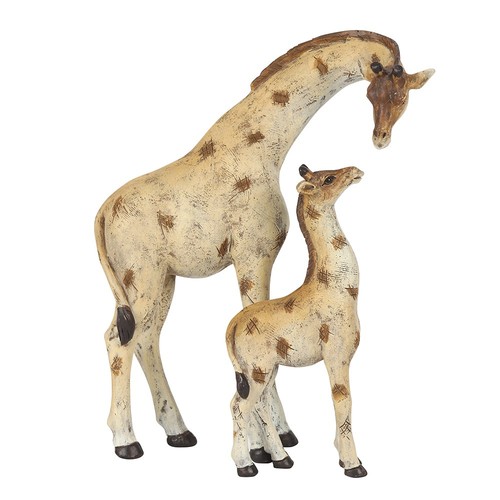 Stand tall giraffe - mother, and