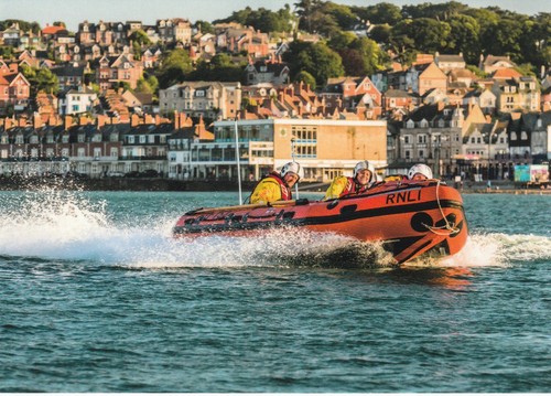 Unused rnli postcard - postcard, swanage
