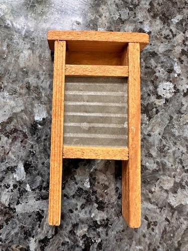 Vintage miniature wooden - miniature,