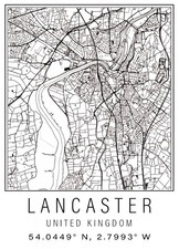 Lancaster england city street - lancaster,