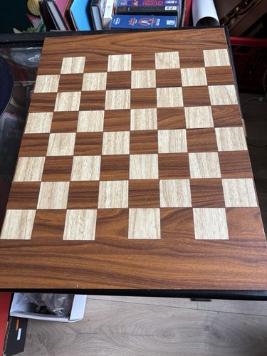 Solid vintage wooden chess - solid,
