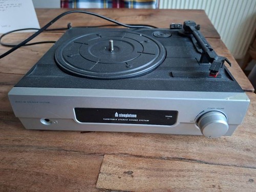 Steepletone record player - record,