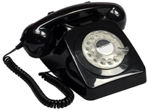 Retro rotary dial phone - retro,