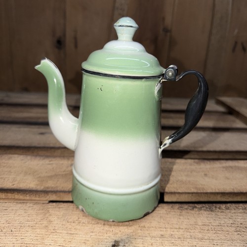 Vintage small green white - vintage, &