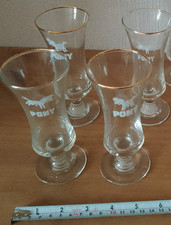 4 Vintage Pony Drinks Glasses
