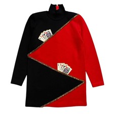 Vintage Lillie Rubin Red Black