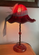 Rare Vintage TAROGO Novelty Red Bonnet/Hat Table Lamp - 18in High