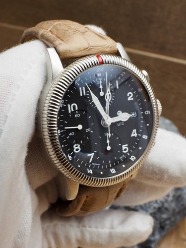 Tutima flieger chronograph utc - tutima,