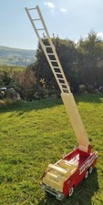 Vintage Metal Tonka Camino Fire Engine Large Heavy 50cms retro toy ladders 1970s