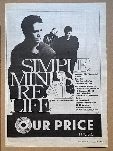Simple minds real - real, (a)