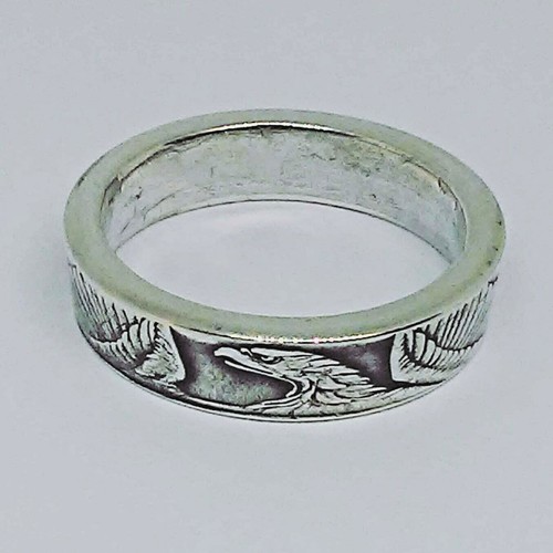 Coin ring handmade from morgan - ring,
