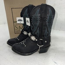 New Children’s Black Smoky Mountain Cowboy Boots. 3283 C 11 D. 24-76