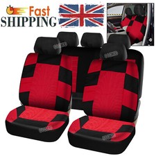 Red Car Seat Covers Full Set