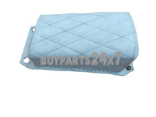 White Solo P Pad Passenger Seat for Harley chopper Bobber Motorcycle Old school